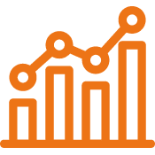 Stronger data analytics | Icon