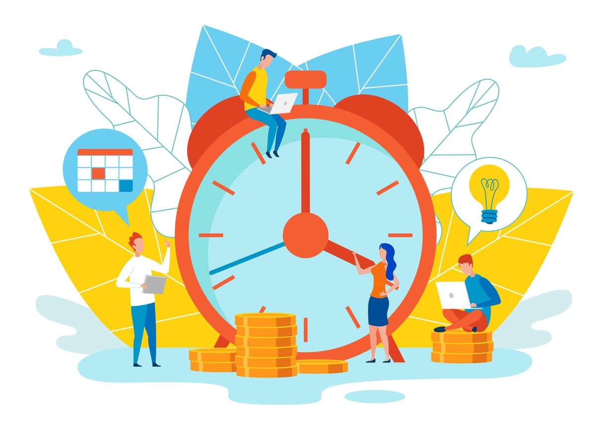 Time optimization graphic