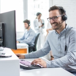 Inbound customer service agent.