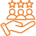 ecomIcon6 Prioritize customer service | Icon