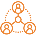 Prioritizing human connection | Icon