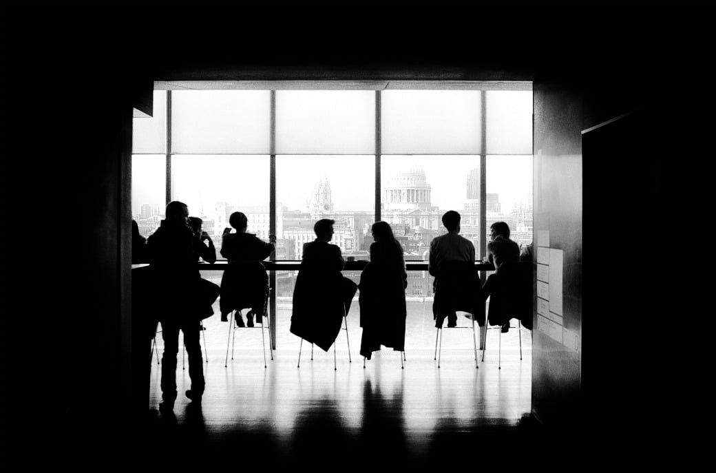 large business meeting